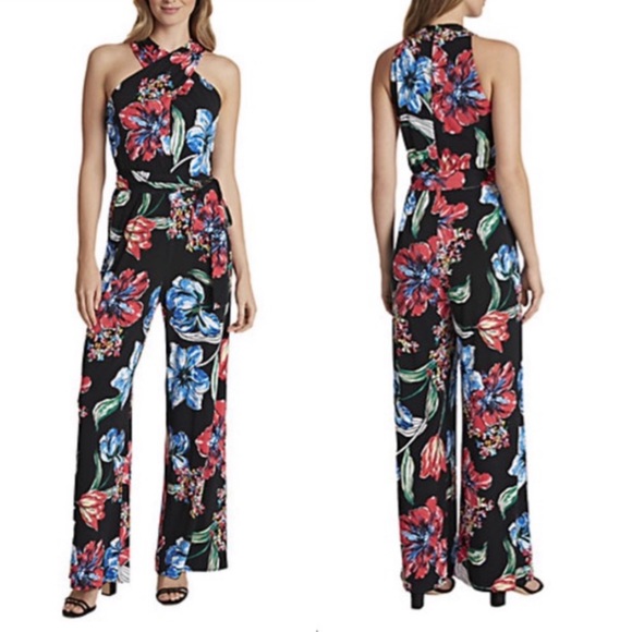 Tahari Pants - 🆕 Tahari ASL Jumpsuit 🌺 Floral Pattern NWT